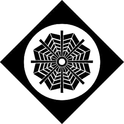 鉄砲角に八つ矢車