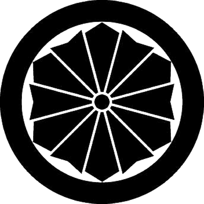 丸に剣六つ矢筈