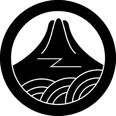 丸に富士に青海波