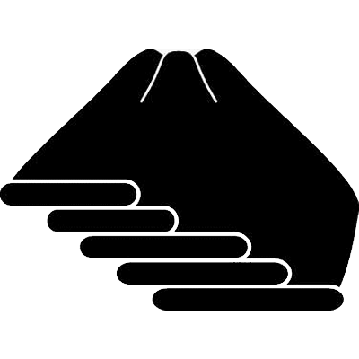 変わり富士に霞