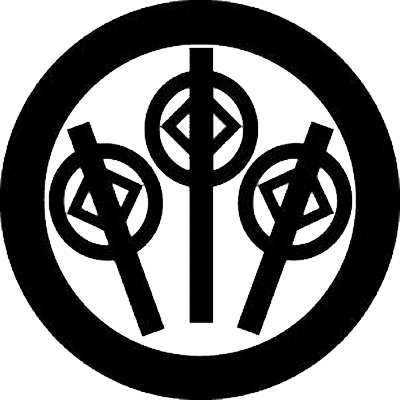 丸に三文銭通し