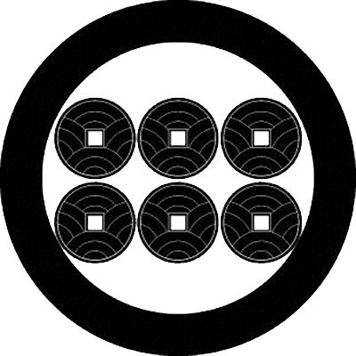 丸に裏浪六連銭