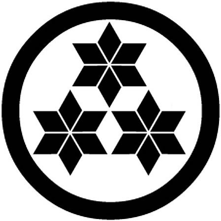 丸に三つ盛り麻の葉・丸に三つ麻の葉