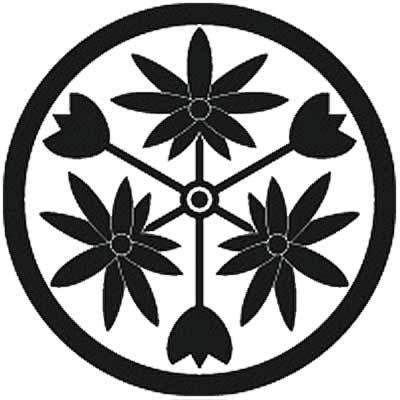 丸に三つ麻模様