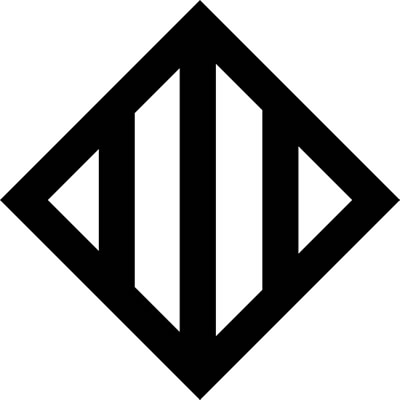 隅立て角に竪三つ引き