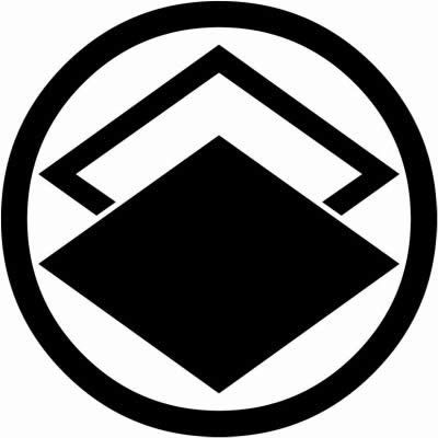 丸に陰陽重ね菱