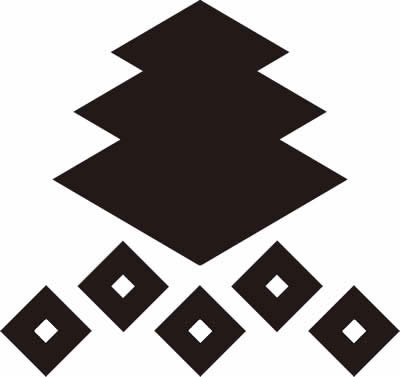 三階菱に釘抜き・三階菱に五つ釘抜き