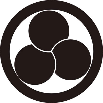 丸に重ね三つ星