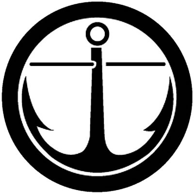 丸に汽船錨（２）