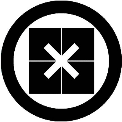 丸に四つ石に直違