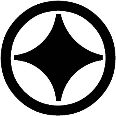 丸に一つ糸巻・丸に平糸巻