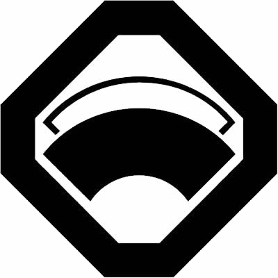 隅切り角に陰陽重ね地紙（１）