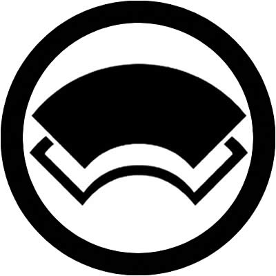 丸に陰陽重ね地紙（２）