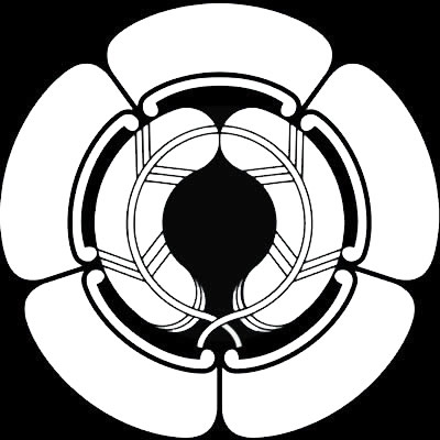 陰五瓜に抱き鷹の羽