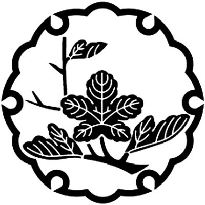 雪輪に枝梶（２）