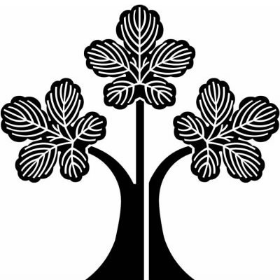 右離れ三つ立ち梶の葉