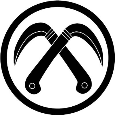 丸に違い鎌（２）