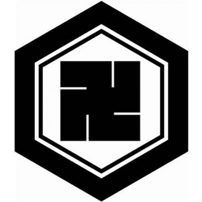 亀甲に万字／亀甲に卍