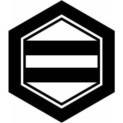 亀甲に二つ引き