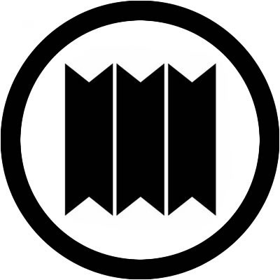 丸に竪三つ切り竹・丸に竪三つ並び切り竹