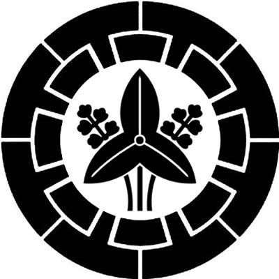 源氏輪に立ち沢瀉