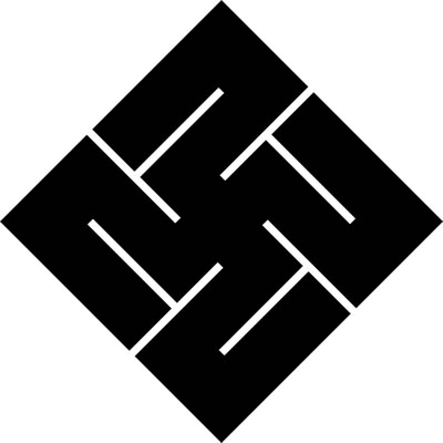 隅立て左万字崩し／隅立て左卍崩し