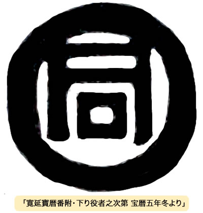丸に同の字