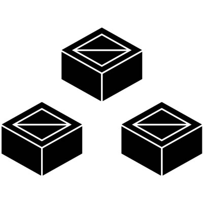 三つ盛り枡・三つ盛り斗枡