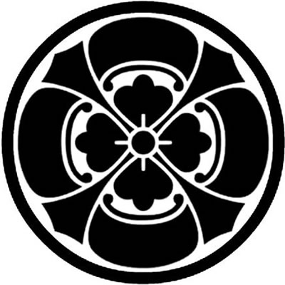 細輪に剣四方木瓜