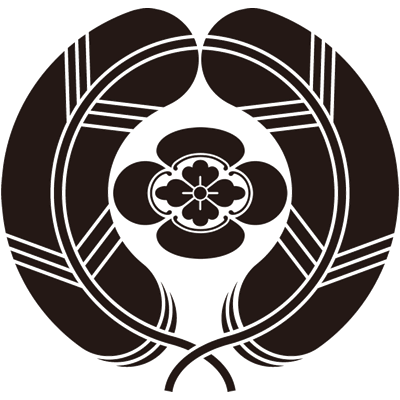 抱き鷹の羽に木瓜