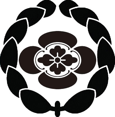 抱き藤の葉に木瓜