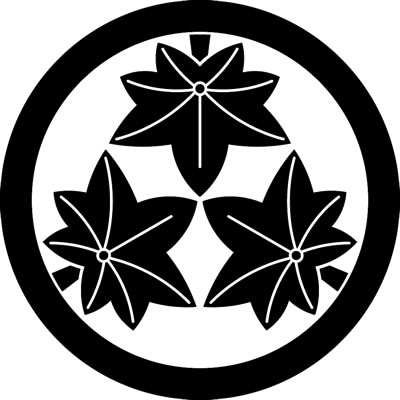 丸に三つ楓・丸に頭合わせ三つ楓