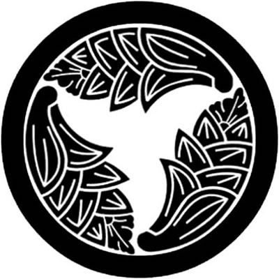 丸に三つ追い茗荷