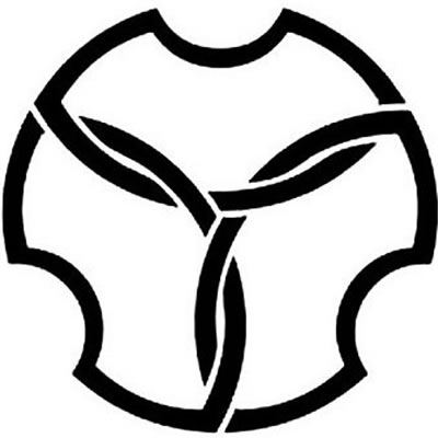 陰三つ組み地紙