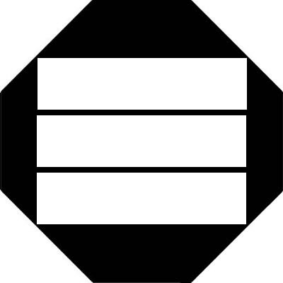 石持ち折敷に算木