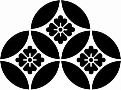 持ち合い三つ七宝に花菱