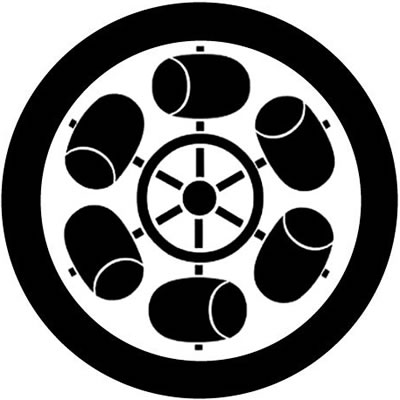 丸に六つ水車・丸に六つ柄杓車・丸に六つ槌車（１）