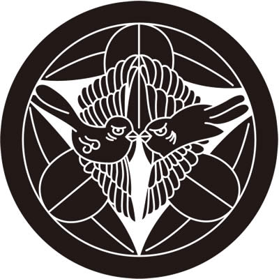 丸に二羽飛び雀・竹に二羽飛び雀・上杉笹