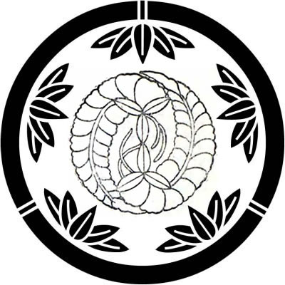 竹笹の丸に二つ藤