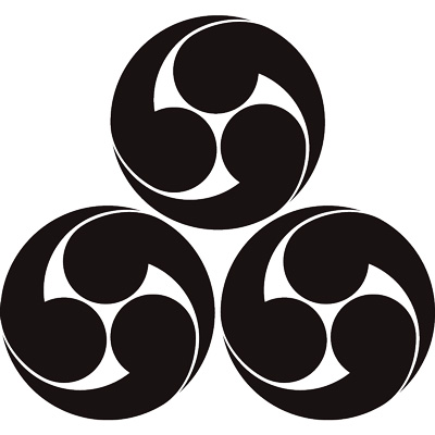 三つ盛り右三つ巴