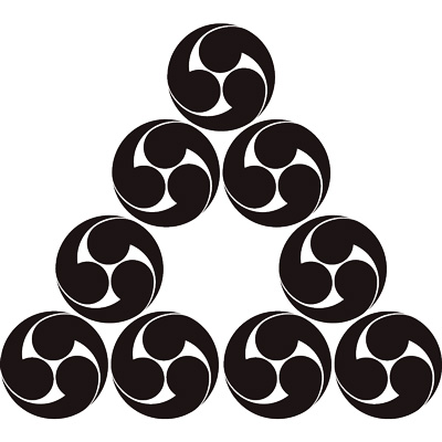 三つ盛り三つ右三つ巴