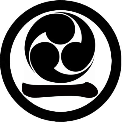 丸に左三つ巴に一文字・丸に三つ巴に一文字