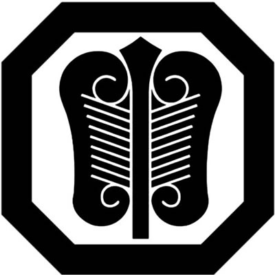 隅切り平角に唐団扇