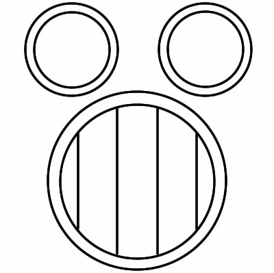 二つ輪に丸に二つ引き