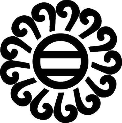 蕨車に丸に二つ引き