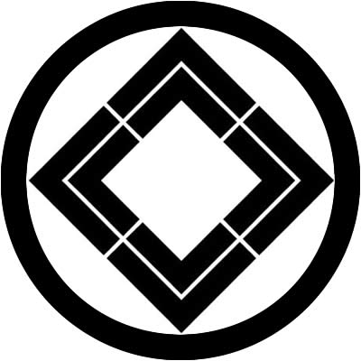 丸に八つ山形・丸に隅立て八つ山形