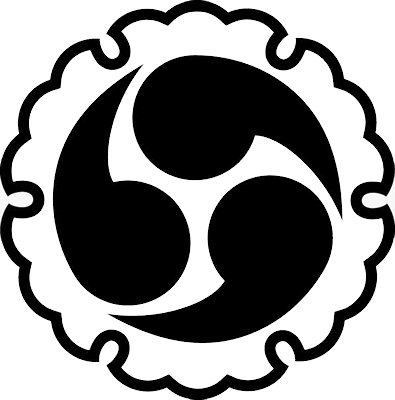 雪輪に右三つ巴