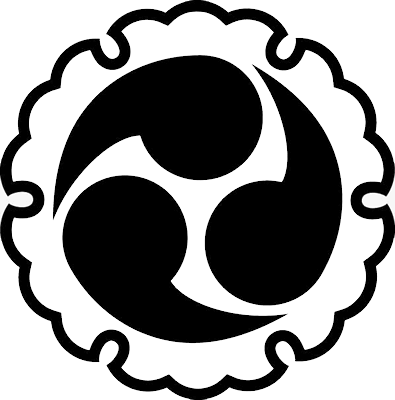 雪輪に左三つ巴