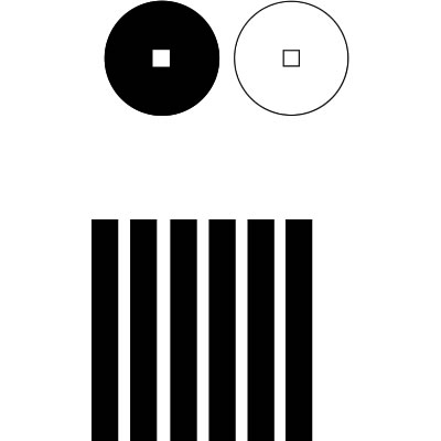 二連銭に竪六つ引き両