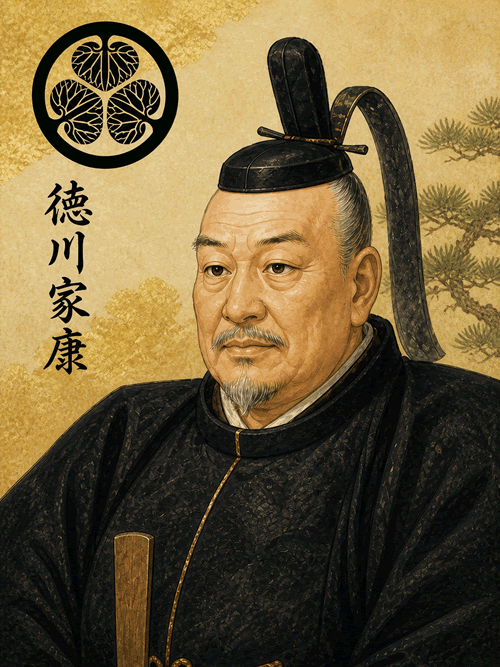 徳川家康 似顔絵